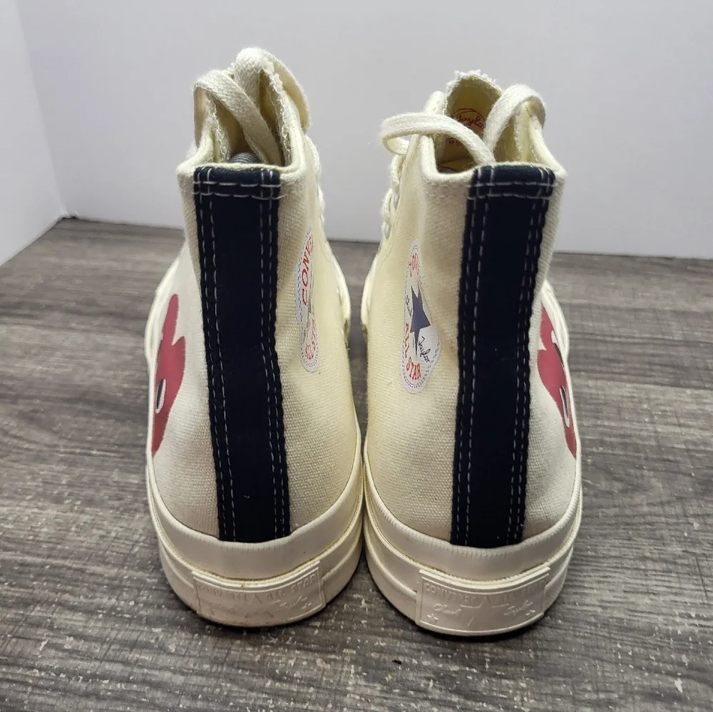 Converse x Comme des Garcons CDG All Star Chuck Hi - Mens 5.5 Womens 7.5 150205c - Picture 5 of 9